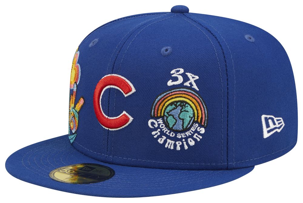 Chicago Cubs GROOVY Royal Fitted Hat by New Era