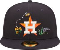 New Era 59FIFTY Florida Marlins Floral Watercolor Fitted 7 1/2 / Black