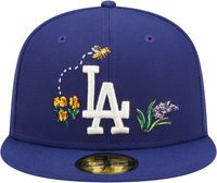 New Era Dodgers 5950 Watercolor Floral Fitted Hat