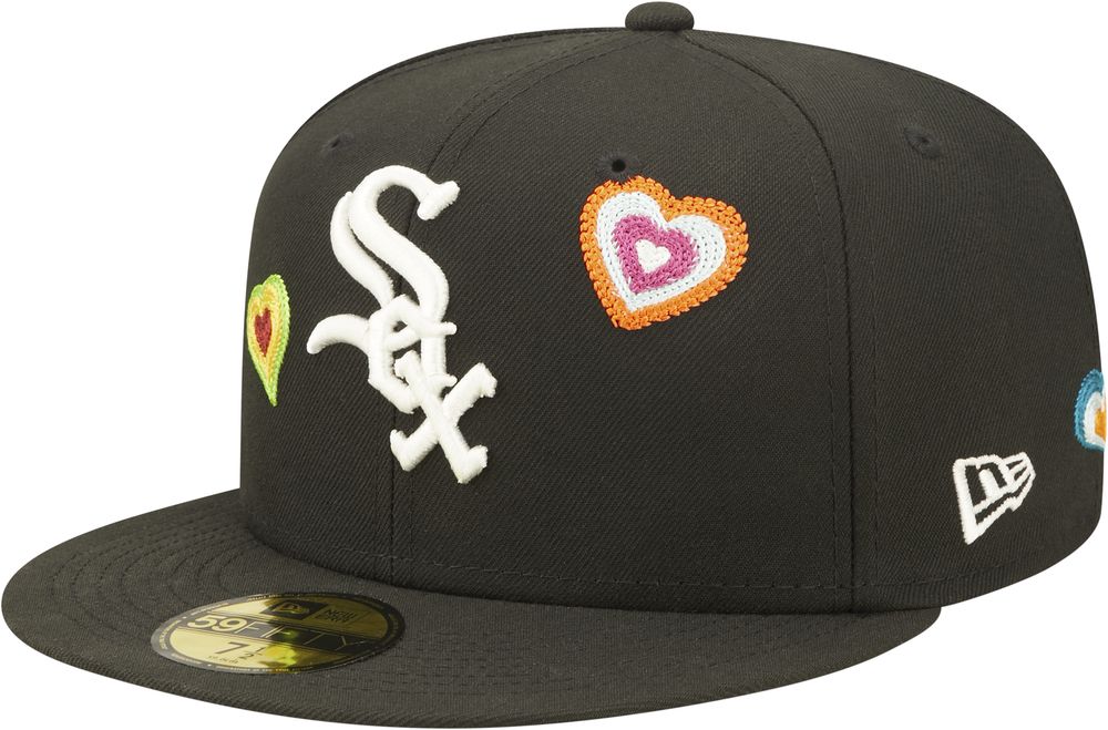 New Era Braves 5950 Chain Heart Fitted Hat