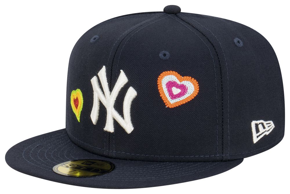 New Era Braves 5950 Chain Heart Fitted Hat