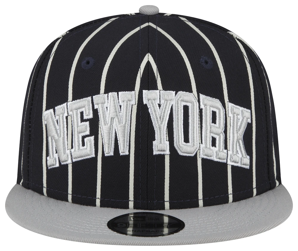 New Era Mens New Era Yankees 9FIFTY City Arch Hat - Mens Navy/White Size One Size