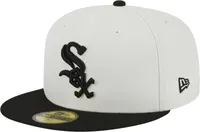 New Era White Sox 5950 Retro Fitted Cap - Men's