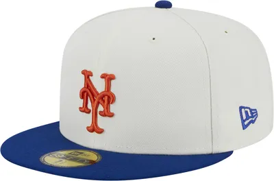 New Era Mets 5950 Retro Fitted Cap - Men's