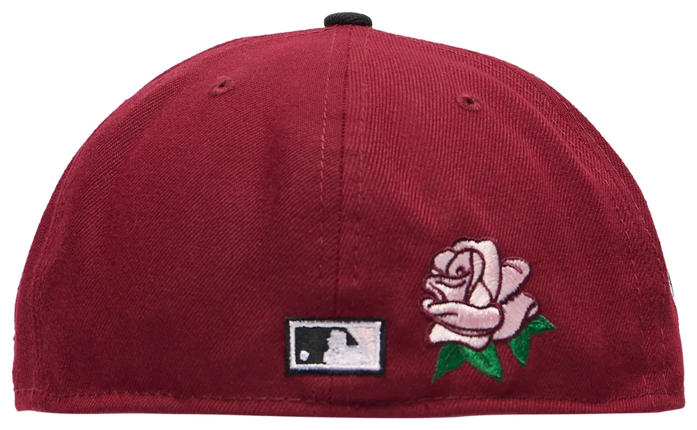 New Era White Sox Two Tone Side Patch Rose Fitted Cap