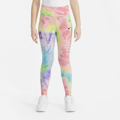 Nike Favorites Tie Dye Leggings  - Girls' Grade School