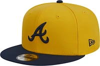 New Era Mens New Era Braves Color Pack 950 - Mens Navy/Yellow Size One Size