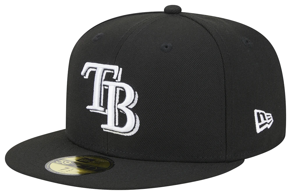 New Era Rays 5950 Evergreen Side Patch Fitted Hat - Adult