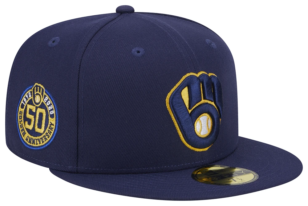 New Era New Era Brewers 5950 Evergreen Side Patch Fitted Hat