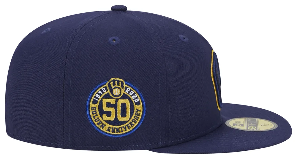 New Era Brewers 5950 Evergreen Side Patch Fitted Hat - Adult 7