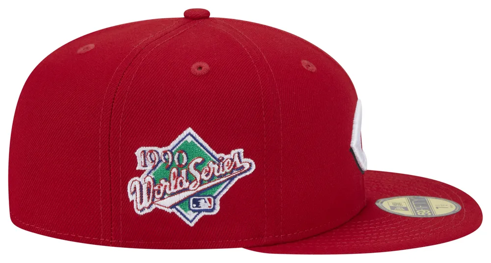 New Era Reds 5950 Evergreen Side Patch Fitted Hat - Adult 7