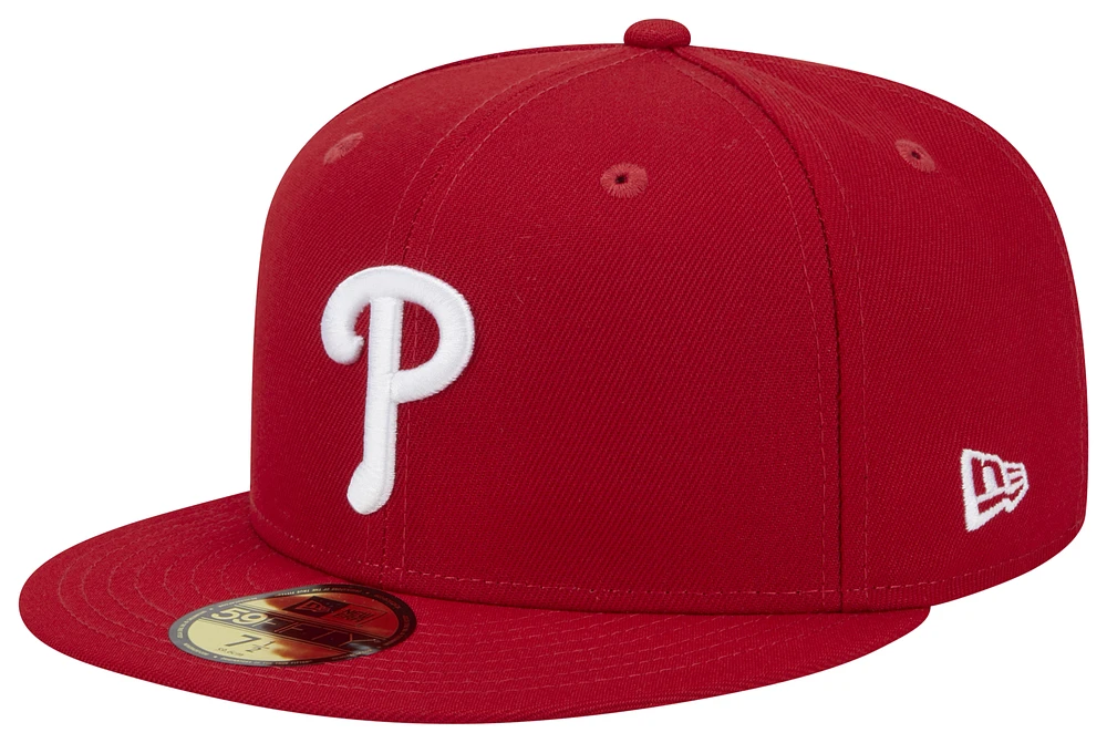 New Era Phillies 5950 Evergreen Side Patch Fitted Hat - Adult