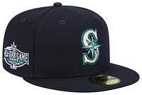 New Era New Era Mariners 5950 Evergreen Side Patch Fitted Hat - Adult Navy/White/Teal Size 7