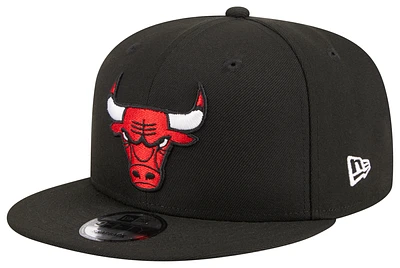 New Era New Era Bulls 950 Evergreen Side Patch Hat - Adult Black/Black/Red Size One Size