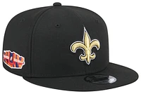 New Era Mens New Era Saints EG SP OTC Cap - Mens Black/Gold Size One Size