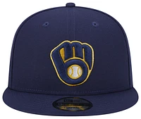 New Era Mens New Era Brewers 950 EG Side Patch - Mens Navy/Navy Size One Size