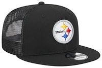 New Era New Era Steelers 950 Evergreen Trucker Hat - Adult Black/Yellow Size One Size