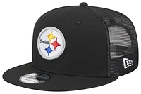 New Era New Era Steelers 950 Evergreen Trucker Hat - Adult Black/Yellow Size One Size