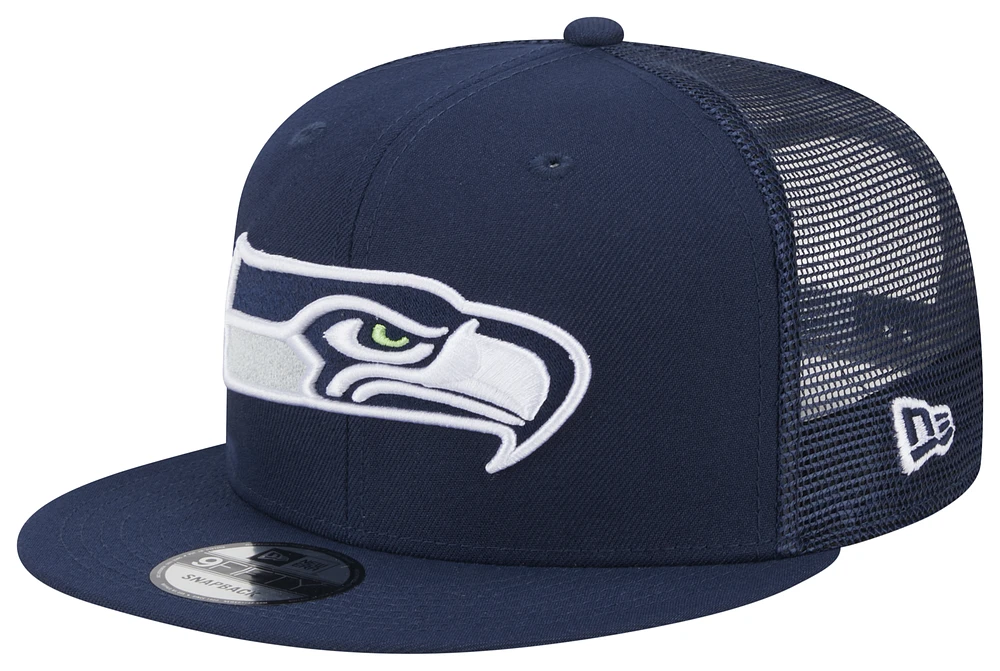 New Era New Era Seahawks 950 Evergreen Trucker Hat - Adult Navy/Teal Size One Size