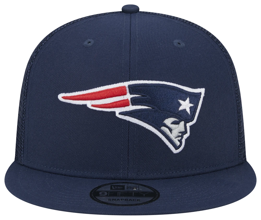 New Era New Era Patriots 950 Evergreen Trucker Hat - Adult Blue/Red Size One Size