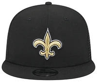 New Era New Era Saints 950 Evergreen Trucker Hat - Adult Black/Gold Size One Size