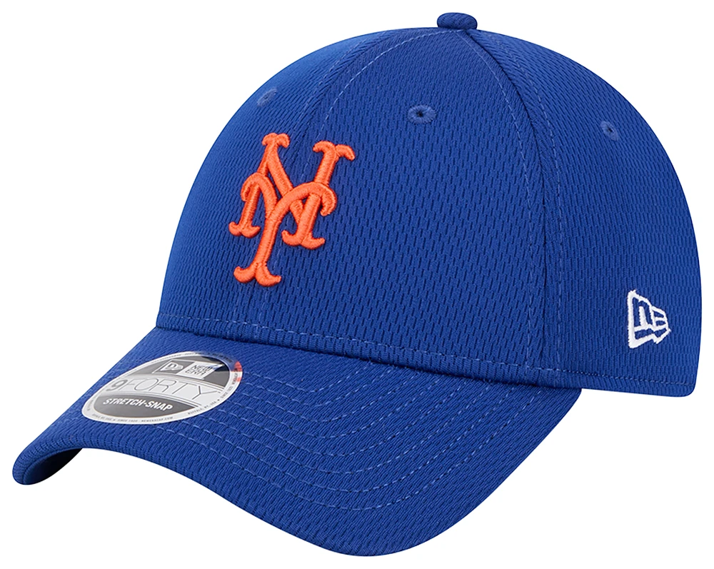 New Era Mens New Era Mets SS Evergreen OTC Cap - Mens Blue/Orange Size One Size