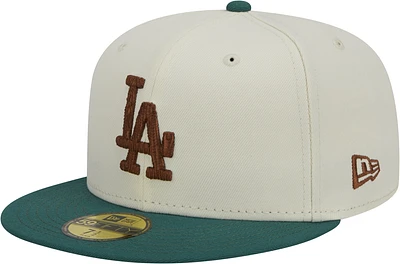 New Era Mens New Era Dodgers Camp SP Cap - Mens White/Green Size 7