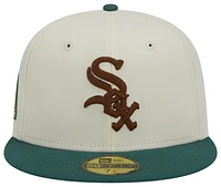 New Era Mens New Era White Sox Camp SP Cap - Mens White/Green Size 7