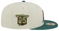 New Era Mens New Era Marlins Camp SP Cap - Mens White/Green Size 7