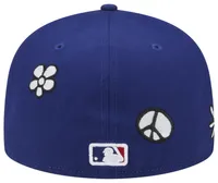 New Era Mens New Era Dodgers Sunlight Pop Cap - Mens Blue/White Size 7