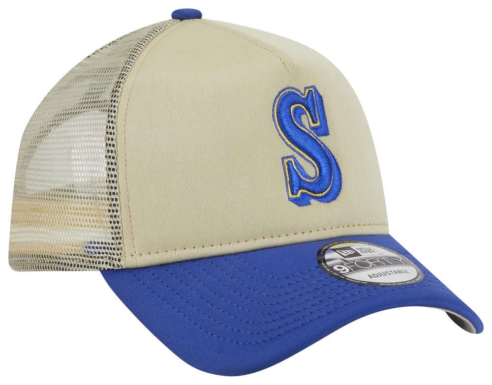 New Era New Era Mariners 940AF All Day 16968 Cap - Adult Tan/Blue Size One Size