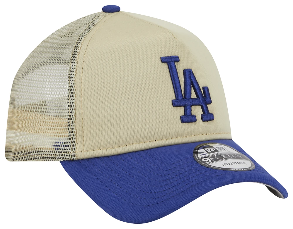 New Era Mens New Era Dodgers 940 All Day 16968 - Mens Tan/Blue Size One Size