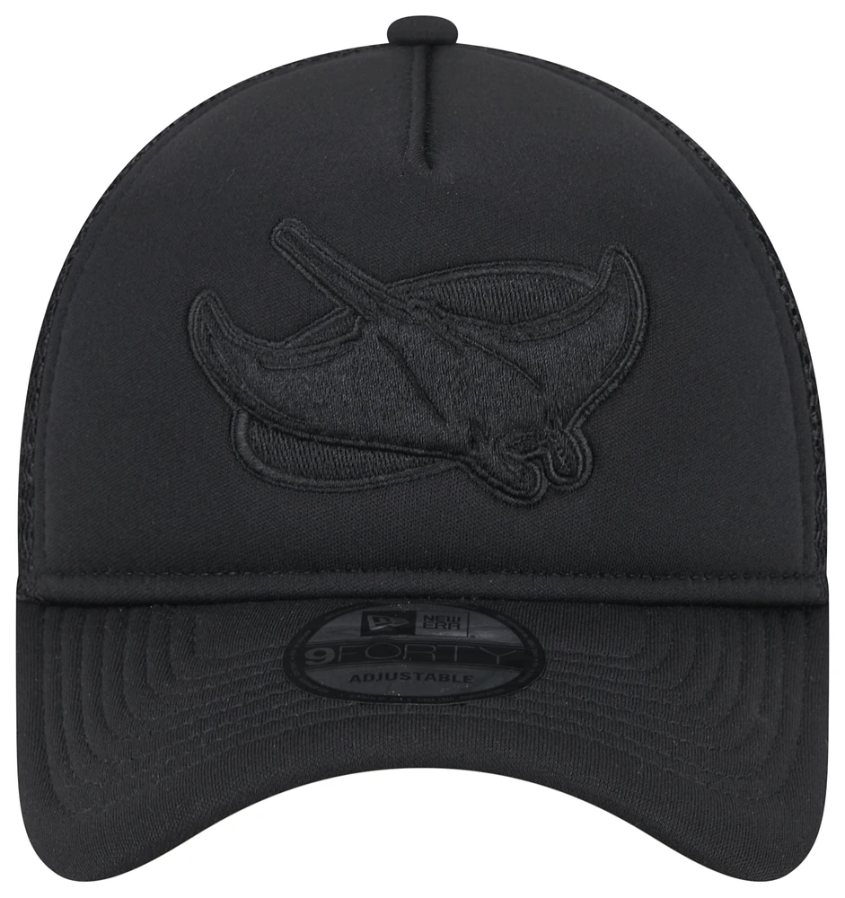 New Era New Era Rays 940AF All Day 16968 Cap - Adult Black/Black Size One Size