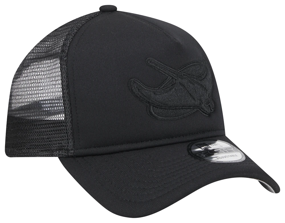 New Era New Era Rays 940AF All Day 16968 Cap - Adult Black/Black Size One Size