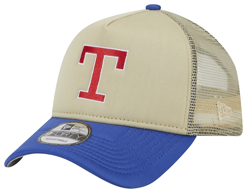 New Era New Era Rangers 940AF All Day 16968 Cap - Adult Tan/Blue Size One Size