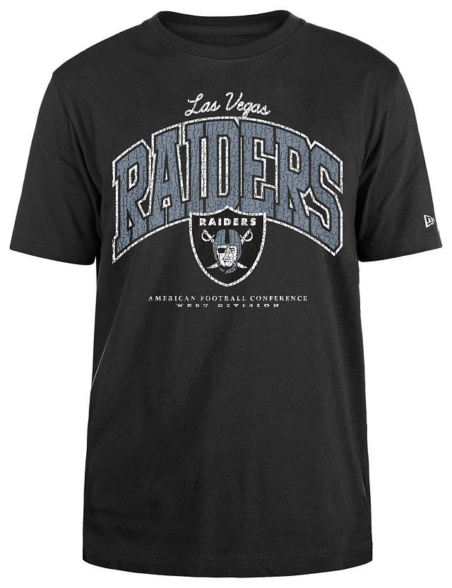 Lids Las Vegas Raiders Refried Apparel Sustainable Upcycled Split T-Shirt -  Black/Silver