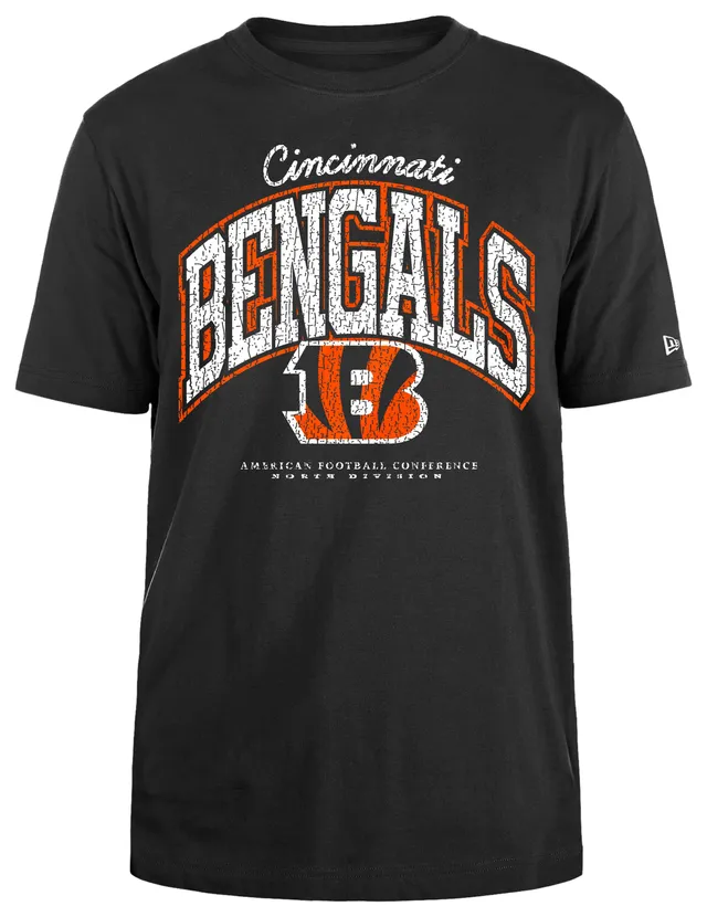 Men's Majestic Threads Black Cincinnati Bengals Primary Logo Tri