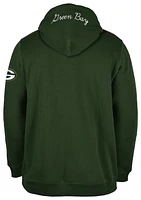 New Era Mens New Era Packers Chenille Hoodie - Mens Green/Green Size L
