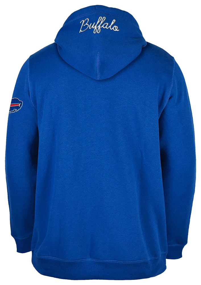 New Era Mens New Era Bills Chenille Hoodie - Mens Blue/Blue Size M