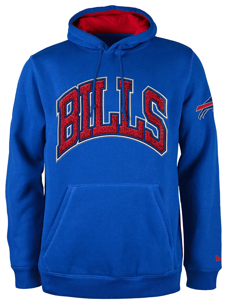 New Era Mens Bills Chenille Hoodie - Blue/Blue