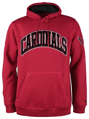 New Era Mens Cardinals Chenille Hoodie - Red/Red