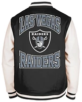New Era Mens New Era Raiders Chenille Varsity Jacket