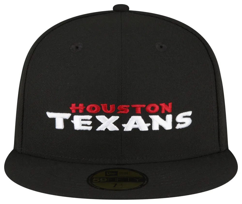New Era New Era Texans 5950 Fitted Cap - Adult Black Size 7