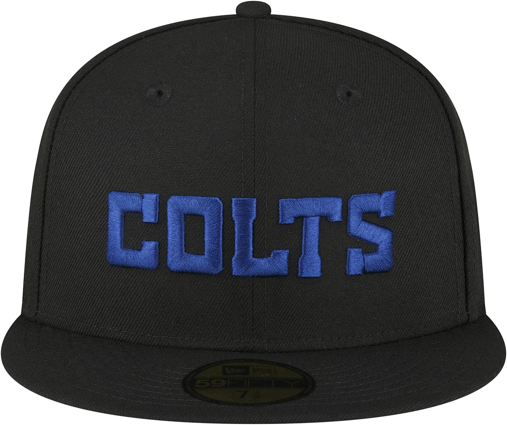 New Era New Era Colts 5950 Fitted Cap - Adult Black Size 7