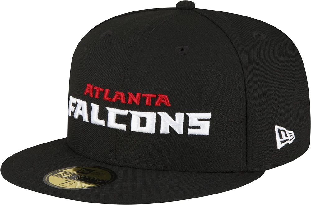 New Era New Era Falcons 5950 Fitted Cap - Adult Black Size 7