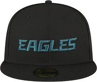 New Era New Era Eagles 5950 Fitted Cap - Adult Black Size 7