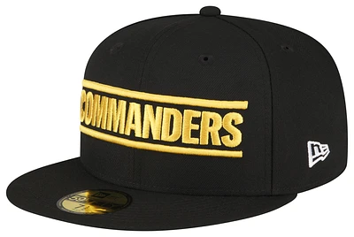 New Era New Era Commanders 5950 Fitted Cap - Adult Black Size 7