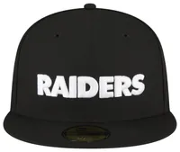 New Era New Era Raiders 5950 Fitted Cap - Adult Black Size 7