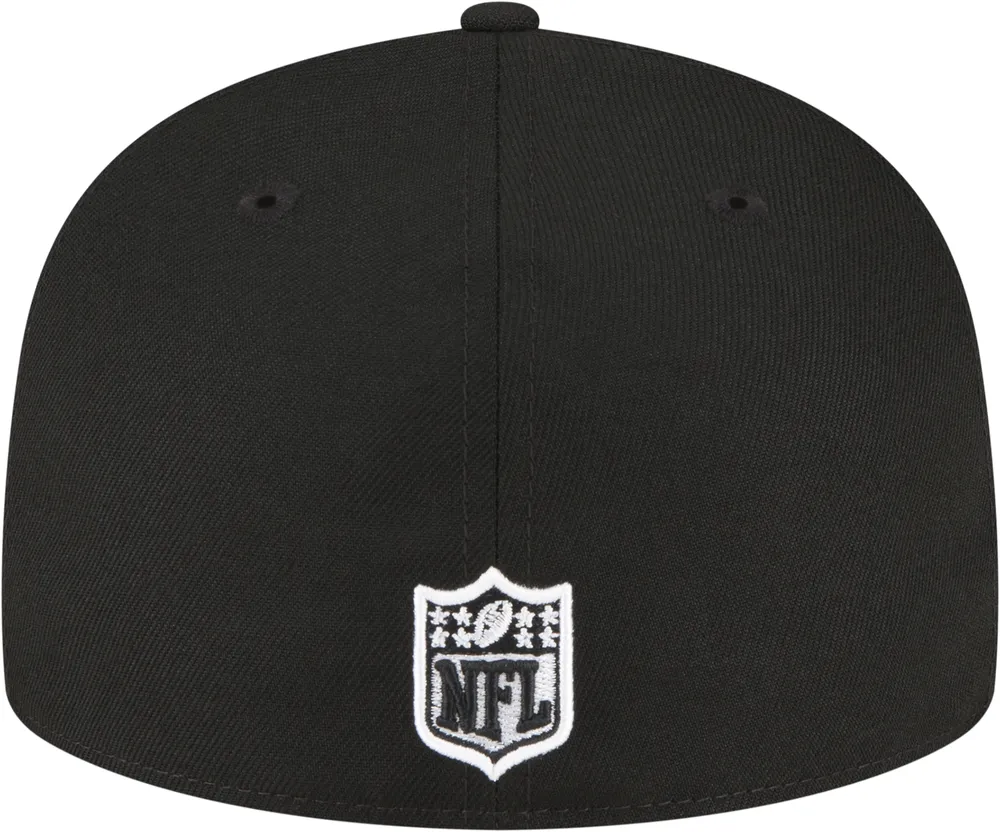 New Era New Era Dolphins 5950 Fitted Cap - Adult Black Size 7