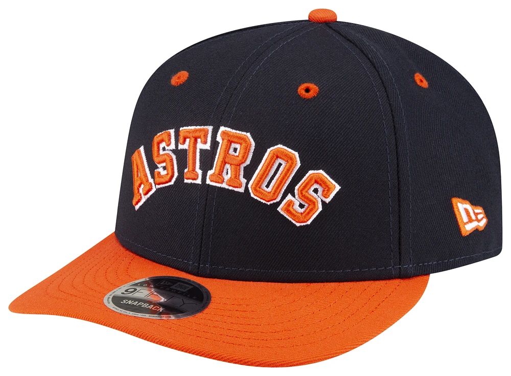 New Era New Era Astros Felt 9FIFTY Cap - Adult Navy/Orange Size One Size